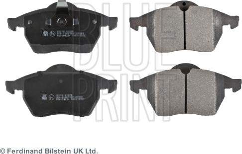 Blue Print ADW194214 - Brake Pad Set, disc brake www.autospares.lv