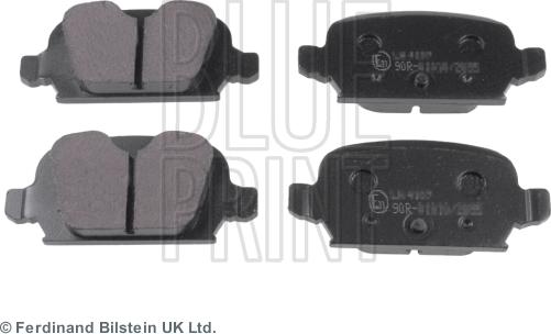 Blue Print ADZ94232 - Тормозные колодки, дисковые, комплект www.autospares.lv