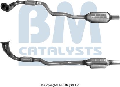 BM Catalysts BM90524 - Catalytic Converter www.autospares.lv