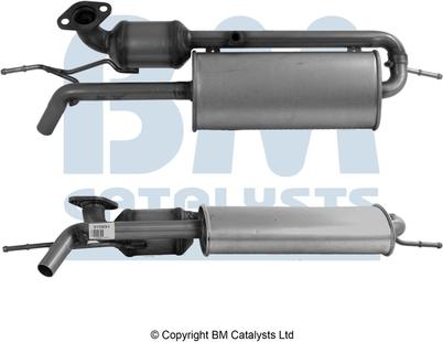 BM Catalysts BM91590H - Катализатор www.autospares.lv