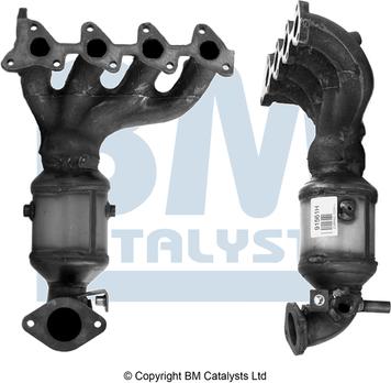 BM Catalysts BM91561H - Katalizators www.autospares.lv