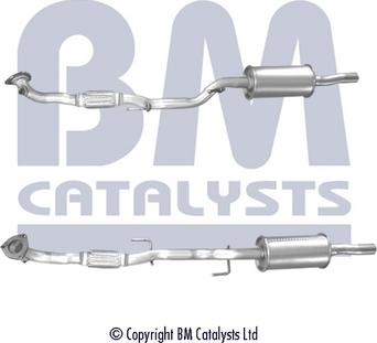 BM Catalysts BM50618 - Izplūdes caurule www.autospares.lv