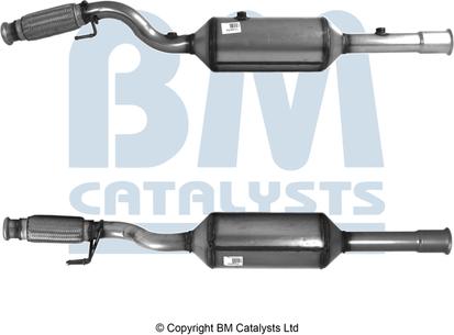 BM Catalysts BM11247H - Сажевый / частичный фильтр, система выхлопа ОГ www.autospares.lv