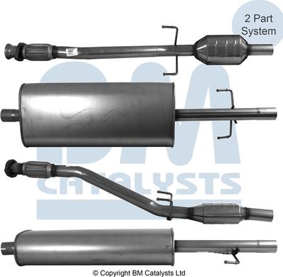 BM Catalysts BM80098 - Katalizators www.autospares.lv