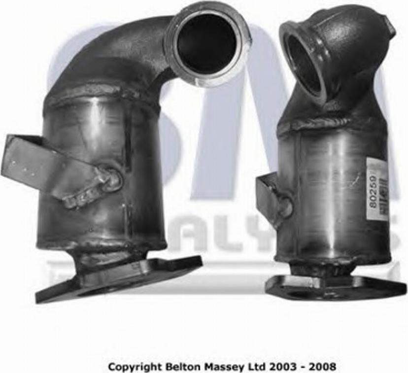 BM Catalysts BM80259 - Катализатор www.autospares.lv