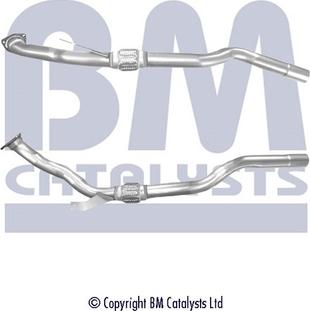 BM Catalysts BM70614 - Izplūdes caurule www.autospares.lv