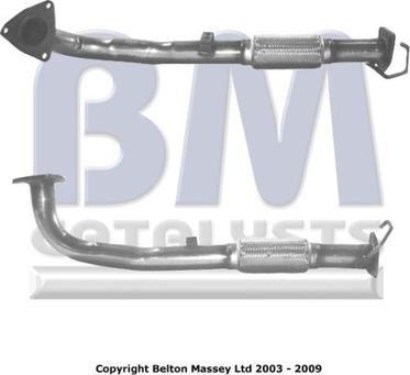 BM Catalysts BM70330 - Izplūdes caurule www.autospares.lv