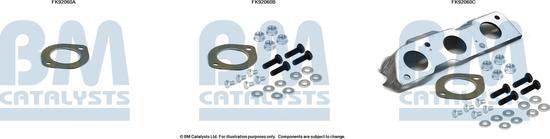 BM Catalysts FK92060 - Монтажный комплект, катализатор www.autospares.lv