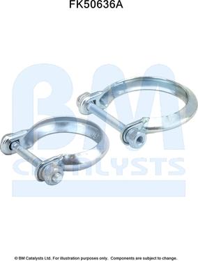 BM Catalysts FK50636 - Montāžas komplekts, Izplūdes caurule www.autospares.lv