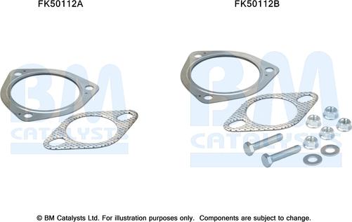 BM Catalysts FK50112 - Montāžas komplekts, Izplūdes caurule www.autospares.lv