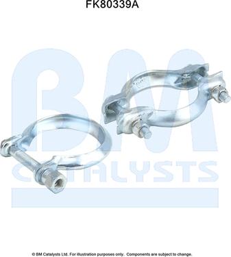 BM Catalysts FK80339 - Montāžas komplekts, Katalizators www.autospares.lv