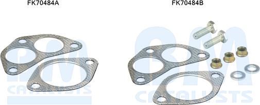 BM Catalysts FK70484 - Montāžas komplekts, Izplūdes caurule www.autospares.lv