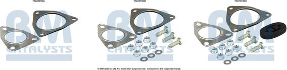 BM Catalysts FK70195 - Montāžas komplekts, Izplūdes caurule www.autospares.lv