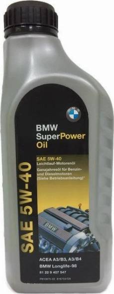 BMW 00SAE 5W-40 - Motoreļļa www.autospares.lv