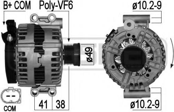 BMW 12317555926 - Ģenerators www.autospares.lv