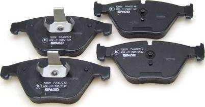 BMW 34116794917 - Brake Pad Set, disc brake www.autospares.lv