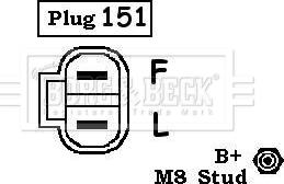 Borg & Beck BBA2585 - Ģenerators www.autospares.lv