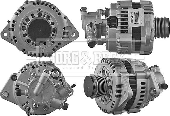 Borg & Beck BBA2494 - Генератор www.autospares.lv