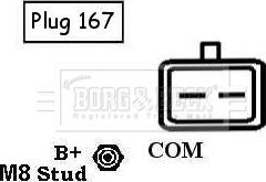 Borg & Beck BBA2583 - Генератор www.autospares.lv