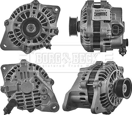 Borg & Beck BBA2471 - Генератор www.autospares.lv