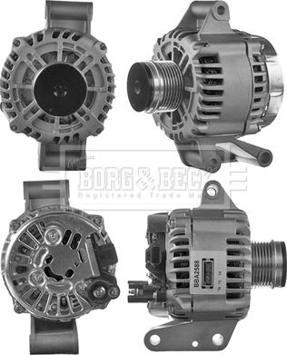 Borg & Beck BBA2588 - Ģenerators www.autospares.lv