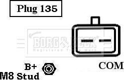 Borg & Beck BBA3051 - Ģenerators autospares.lv