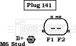 Borg & Beck BBA2981 - Ģenerators www.autospares.lv