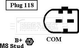 Borg & Beck BBA2524 - Ģenerators autospares.lv