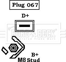 Borg & Beck BBA2261 - Генератор www.autospares.lv