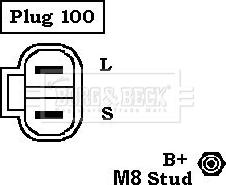 Borg & Beck BBA2950 - Генератор www.autospares.lv