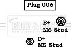 Borg & Beck BBA2400 - Ģenerators autospares.lv