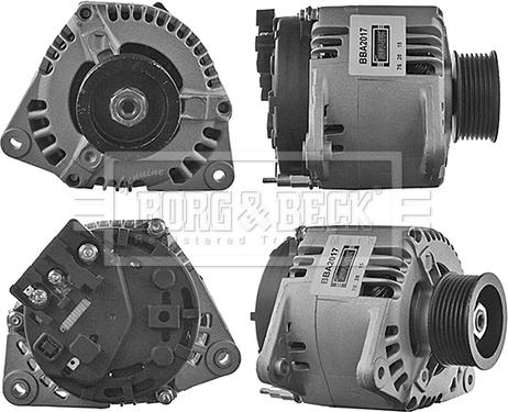 Borg & Beck BBA2017 - Alternator www.autospares.lv