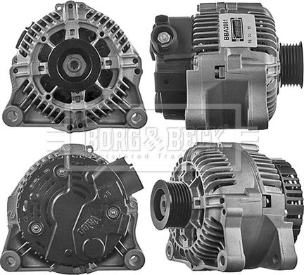 Borg & Beck BBA2081 - Alternator www.autospares.lv