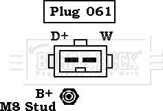 Borg & Beck BBA2651 - Генератор www.autospares.lv