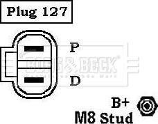 Borg & Beck BBA2190 - Генератор www.autospares.lv