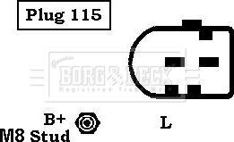 Borg & Beck BBA2729 - Ģenerators www.autospares.lv