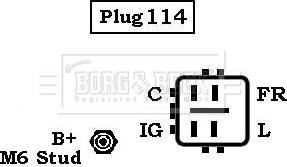 Borg & Beck BBA2967 - Ģenerators autospares.lv