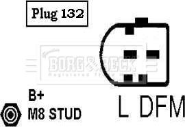 Borg & Beck BBA2501 - Ģenerators autospares.lv