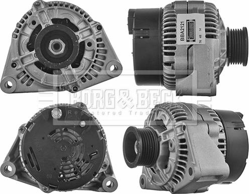 Borg & Beck BBA2121 - Генератор www.autospares.lv