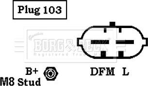 Borg & Beck BBA2178 - Ģenerators autospares.lv