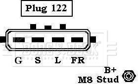 Borg & Beck BBA2836 - Ģenerators autospares.lv