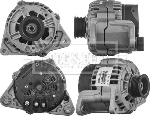 Borg & Beck BBA2363 - Alternator www.autospares.lv