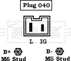 Borg & Beck BBA2755 - Генератор www.autospares.lv