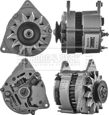 Borg & Beck BBA2210 - Alternator www.autospares.lv