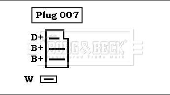 Borg & Beck BBA2222 - Генератор www.autospares.lv