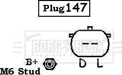 Borg & Beck BBA2772 - Генератор www.autospares.lv