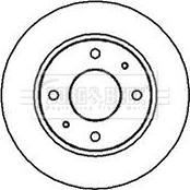 Borg & Beck BBD4991 - Bremžu diski www.autospares.lv