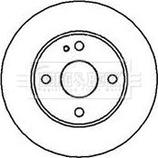 Borg & Beck BBD4944 - Bremžu diski www.autospares.lv