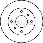 Borg & Beck BBD4941 - Bremžu diski www.autospares.lv