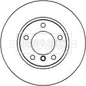 Borg & Beck BBD4951 - Тормозной диск www.autospares.lv